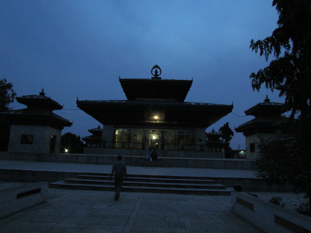 Kathmandu to Janakpur Tour Package by Private Car temple at dusk