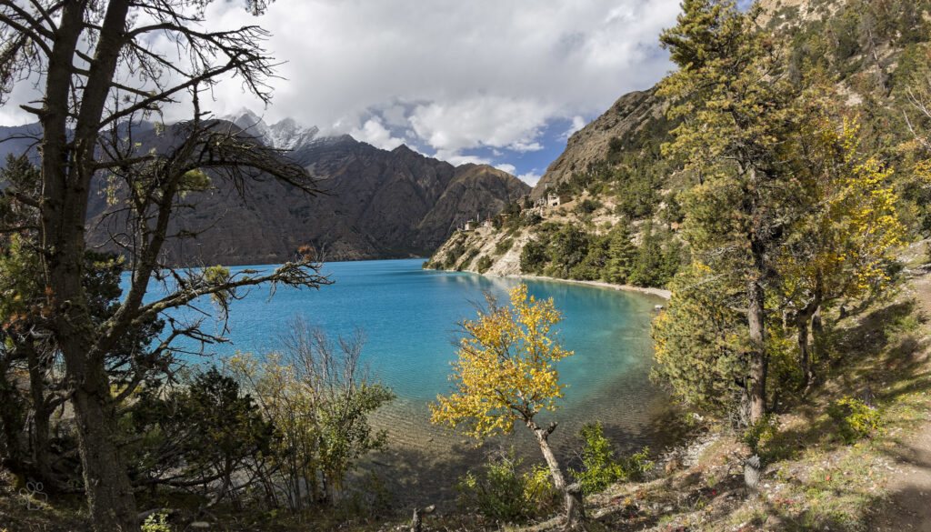 Kathmandu to Shey Phoksundo Lake distance turquoise lake view